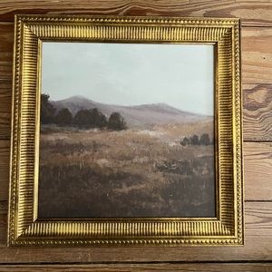 12" x 12" Prairie Land Framed Canvas Board - Threshold